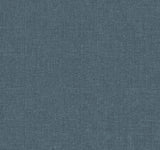 York Wallcoverings UW1127N Heathered Linen Indigo Faux Fabri