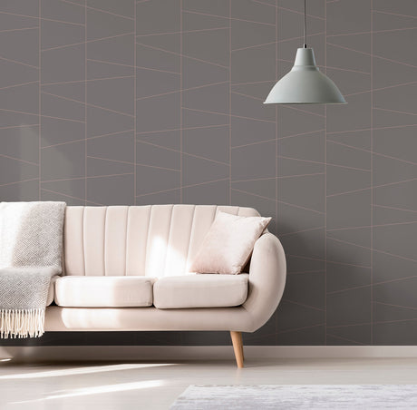 Brewster UW24792 Fairmont Rose Deco Fracture Wallpaper