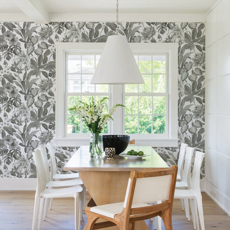 Brewster UW25892 Josefa Ash Tropical Wallpaper