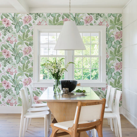 Brewster UW25894 Josefa light green Tropical Wallpaper