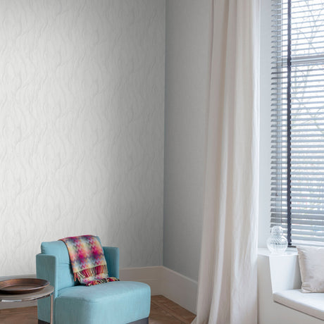 Galerie Very Marble Plain White Wallpaper VE1201