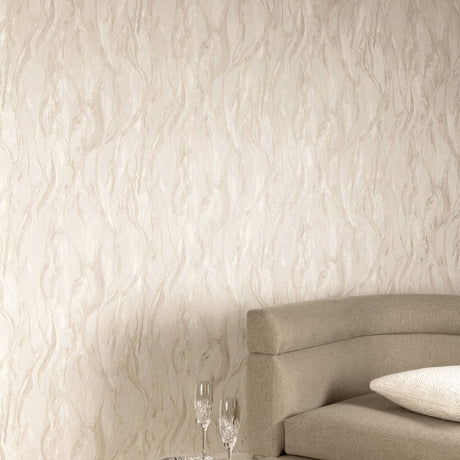 Galerie Very Marble Plain Beige Wallpaper VE1203
