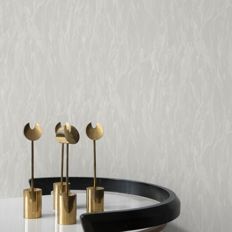 Galerie Very Marble Plain Grey Wallpaper VE1305
