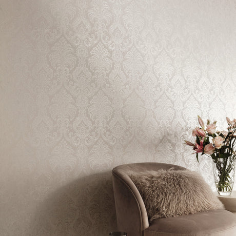 Galerie Very Medallion All-over Print Beige Wallpaper VE3204