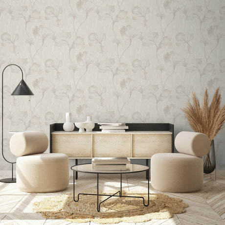 Galerie Very Classical Floral All-over Cream Wallpaper VE330
