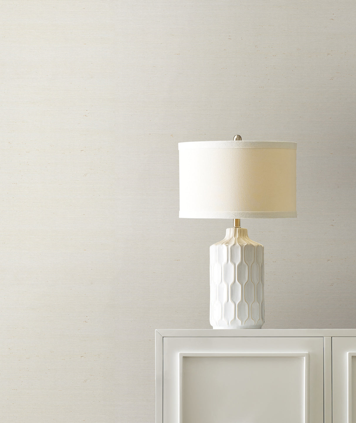 York VG0000NW Maguey Sisal White Wallpaper