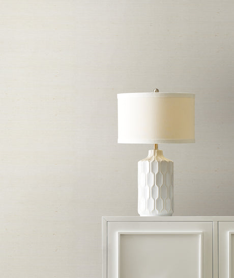 York VG0000NW Maguey Sisal White Wallpaper