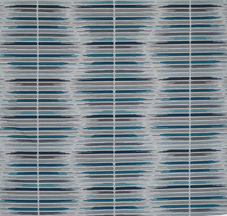 Scalamandre VK 99995911 SILVER PEACOCK JULIE IKAT Fabric - Eade's Wallpaper