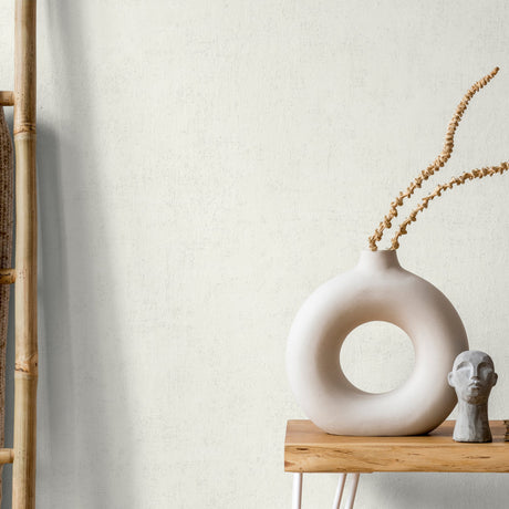 Galerie Orom II Patinated Plain White Wallpaper VOA-010-08-2