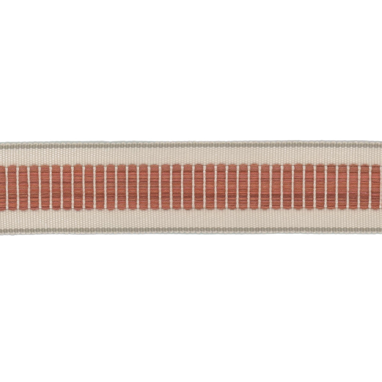 STOUT VOLA-5 VOLARE TAPE 5 CLAY Fabric - Eades Wallpaper & Fabric