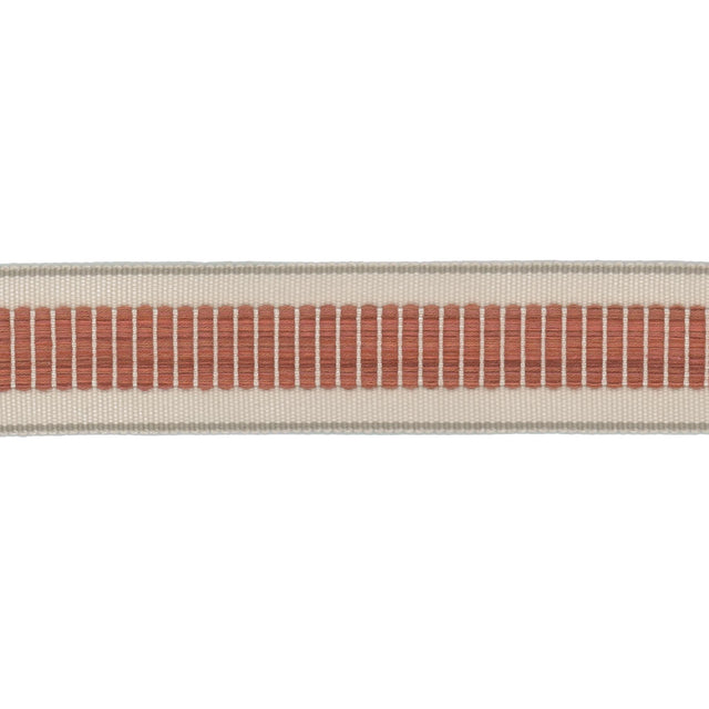 STOUT VOLA-5 VOLARE TAPE 5 CLAY Fabric - Eades Wallpaper & Fabric