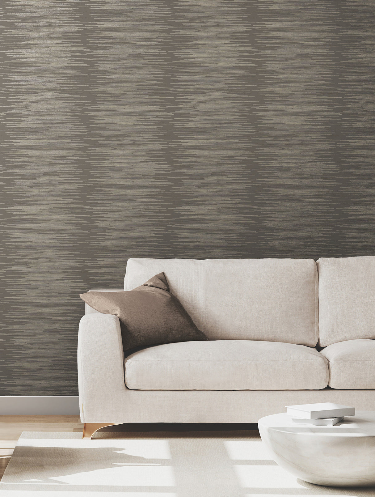 Ronald Redding VR1505 Operetta Stone Metallic Columns Wallpaper