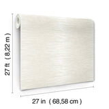 Ronald Redding VR1506 Operetta White Metallic Columns Wallpaper