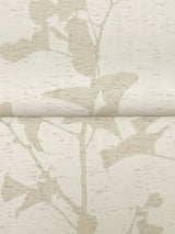 Ronald Redding VR1511 Ginkgo Silhouette Neutral Cork Wallpaper