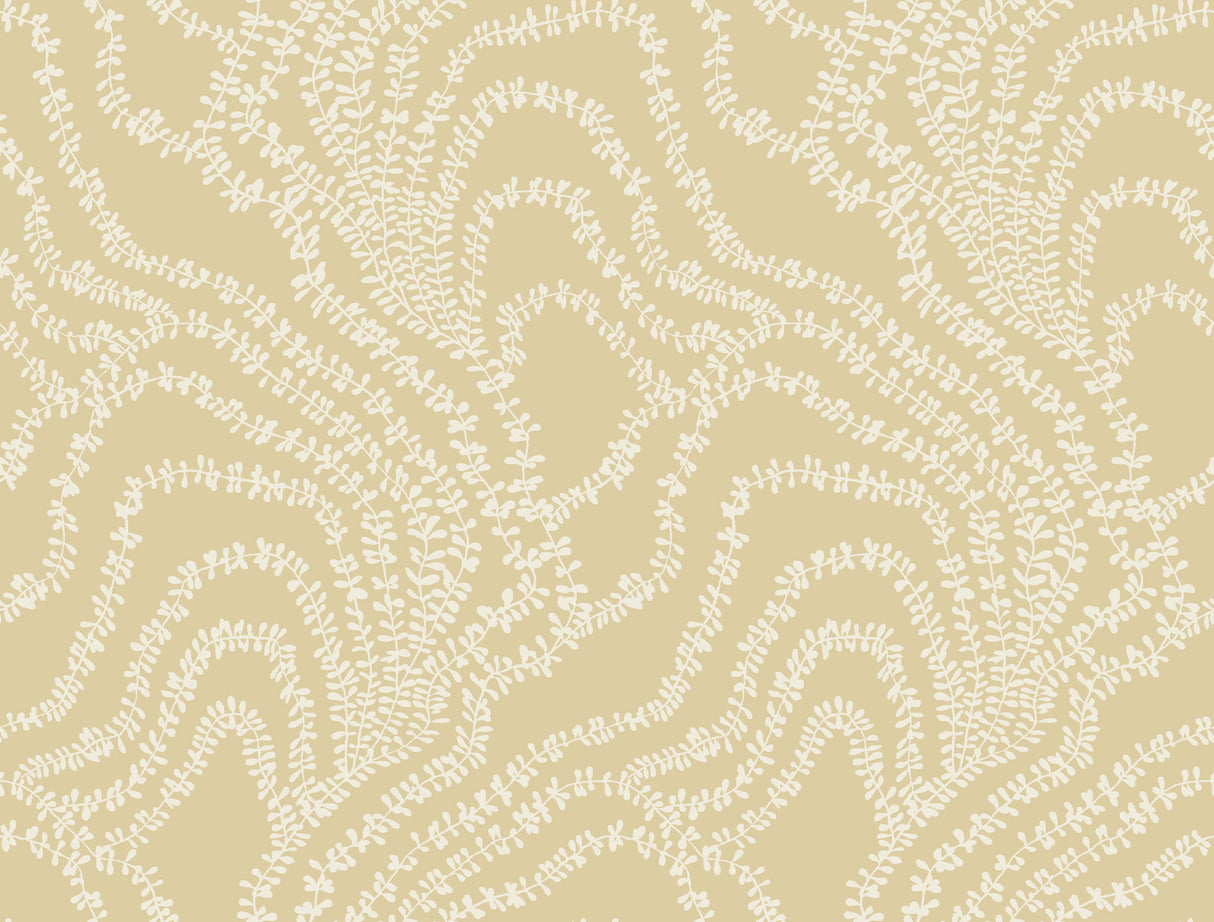 Ronald Redding VR1515 String of Pearls Butter Vine Wallpaper