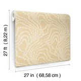 Ronald Redding VR1515 String of Pearls Butter Vine Wallpaper