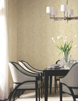 Ronald Redding VR1515 String of Pearls Butter Vine Wallpaper