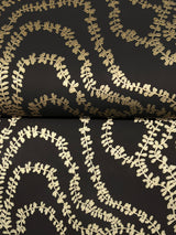Ronald Redding VR1517 String of Pearls Gold Vine Wallpaper