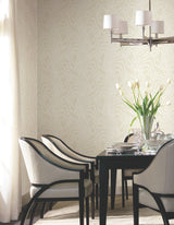 Ronald Redding VR1518 String of Pearls Beige Vine Wallpaper