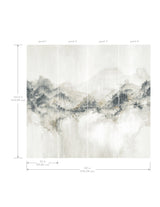 Ronald Redding VR1520M Mystic Overlook Grey Wall Mural