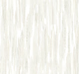 Ronald Redding VR1522 Tribeca White Texture Stripe Wallpaper