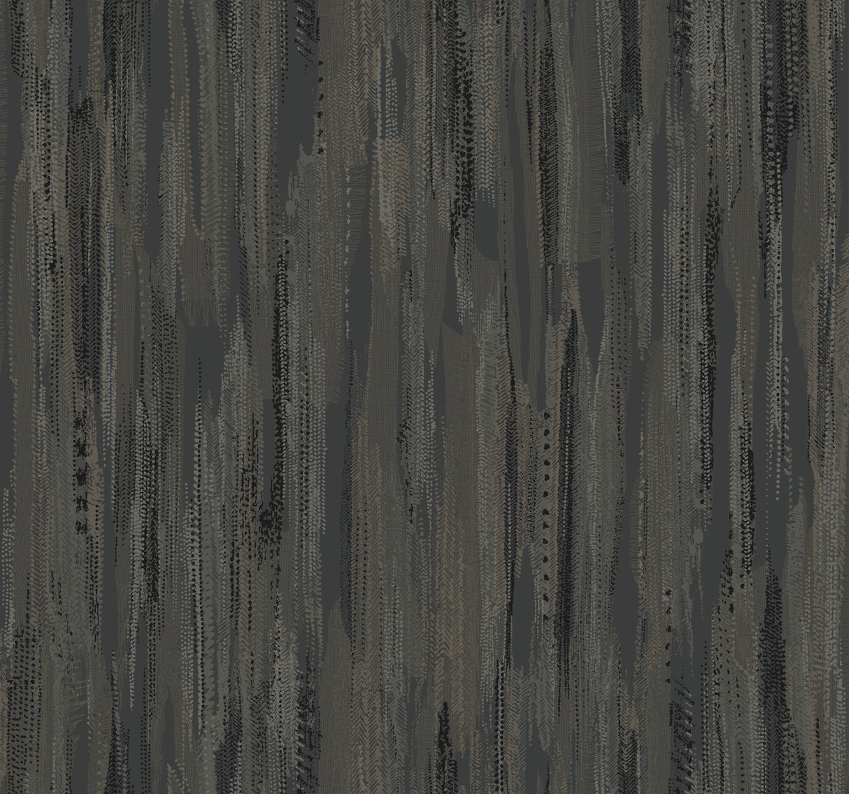 Ronald Redding VR1523 Tribeca Charcoal Texture Stripe Wallpaper