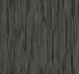 Ronald Redding VR1523 Tribeca Charcoal Texture Stripe Wallpaper