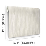Ronald Redding VR1525 Tribeca Dove Texture Stripe Wallpaper