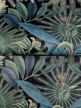 Ronald Redding VR1532 Enchanted Garden Navy Tropical Wallpaper