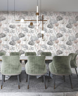 Ronald Redding VR1534 Cotswolds Poppies Grey Floral Wallpape