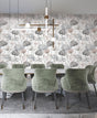 Ronald Redding VR1534 Cotswolds Poppies Grey Floral Wallpape