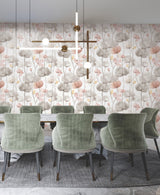 Ronald Redding VR1538 Cotswolds Poppies Pastel Floral Wallpa