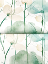 Ronald Redding VR1539 Cotswolds Poppies Turquoise Floral Wal