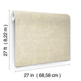 Ronald Redding VR1540 Crystal Cloud Beige Beaded Wallpaper