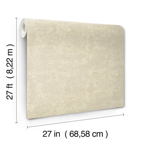 Ronald Redding VR1540 Crystal Cloud Beige Beaded Wallpaper