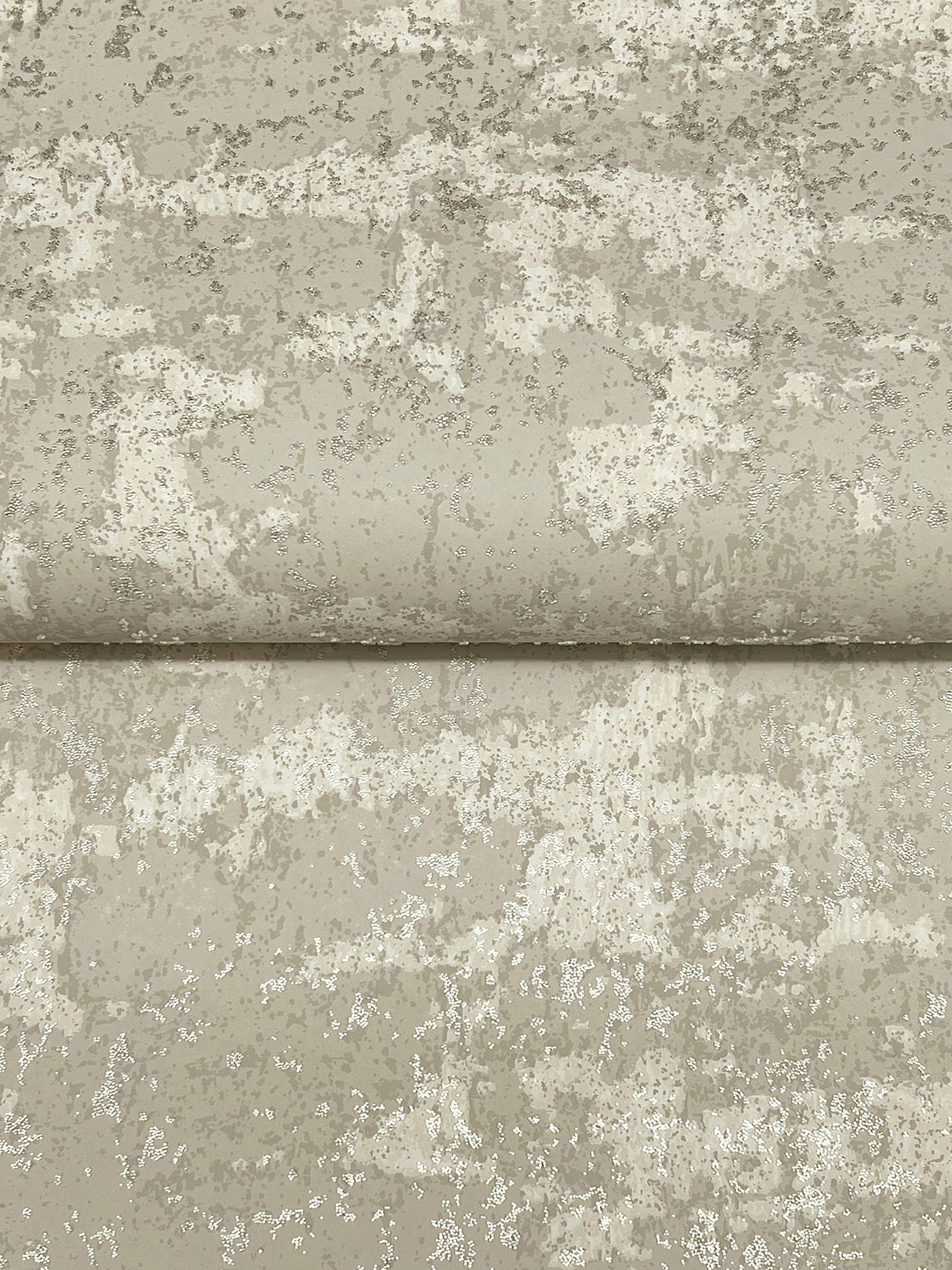 Ronald Redding VR1542 Crystal Cloud Taupe Beaded Wallpaper