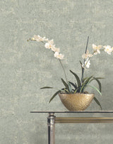 Ronald Redding VR1545 Crystal Cloud Sage Beaded Wallpaper