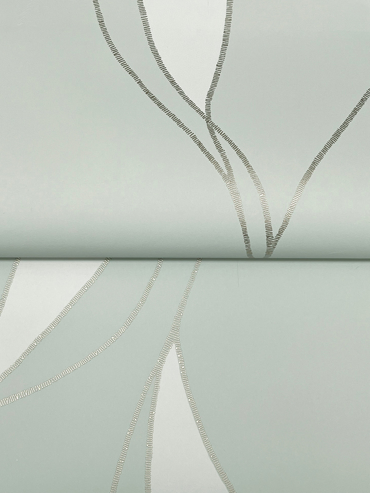 Ronald Redding VR1547 Society Hill Mint Abstract Leaf Wallpaper