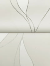 Ronald Redding VR1550 Society Hill Dove Abstract Leaf Wallpaper