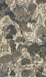 Ronald Redding VR1555 Falling Waters Neutral Scenic Wallpaper