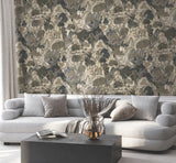 Ronald Redding VR1555 Falling Waters Neutral Scenic Wallpaper