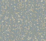 Ronald Redding VR1557 Filigree Light Blue Abstract Wallpaper