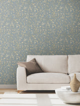 Ronald Redding VR1557 Filigree Light Blue Abstract Wallpaper