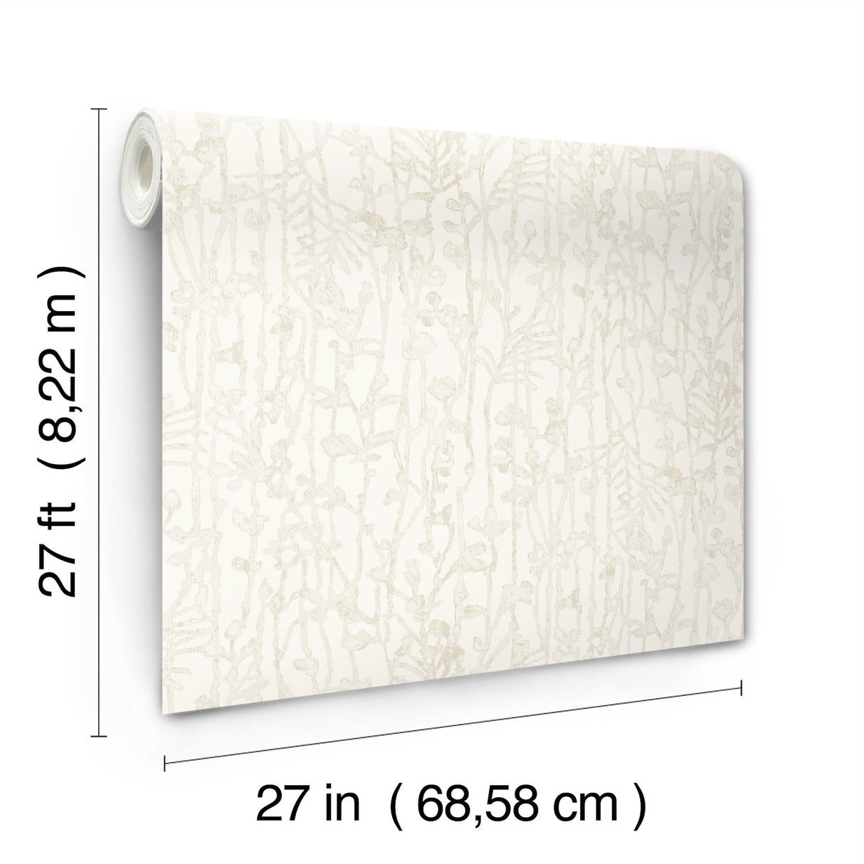 Ronald Redding VR1558 Filigree Pearl Abstract Wallpaper