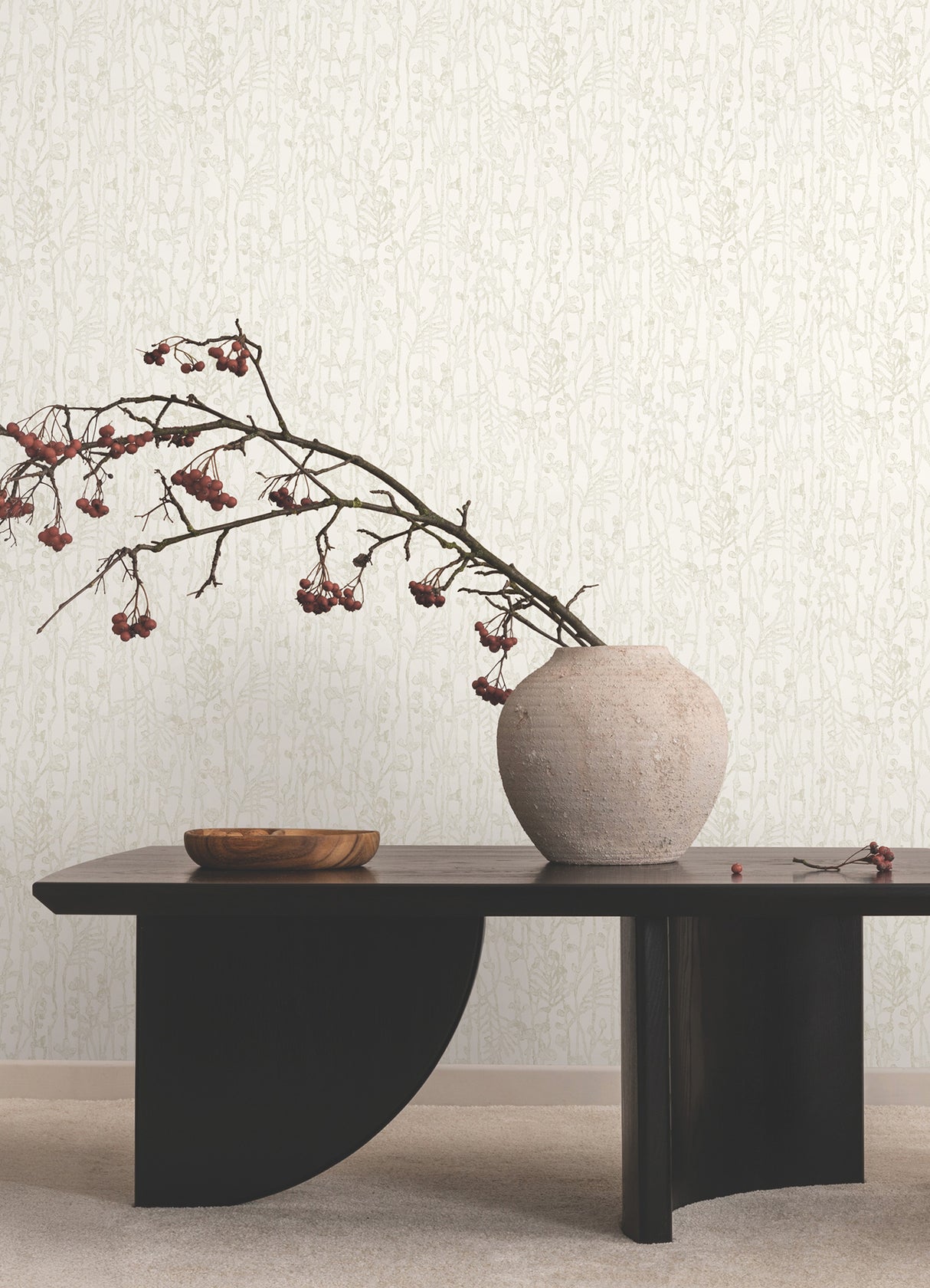 Ronald Redding VR1558 Filigree Pearl Abstract Wallpaper