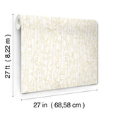Ronald Redding VR1559 Filigree Beige Abstract Wallpaper