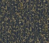 Ronald Redding VR1561 Filigree Navy Abstract Wallpaper
