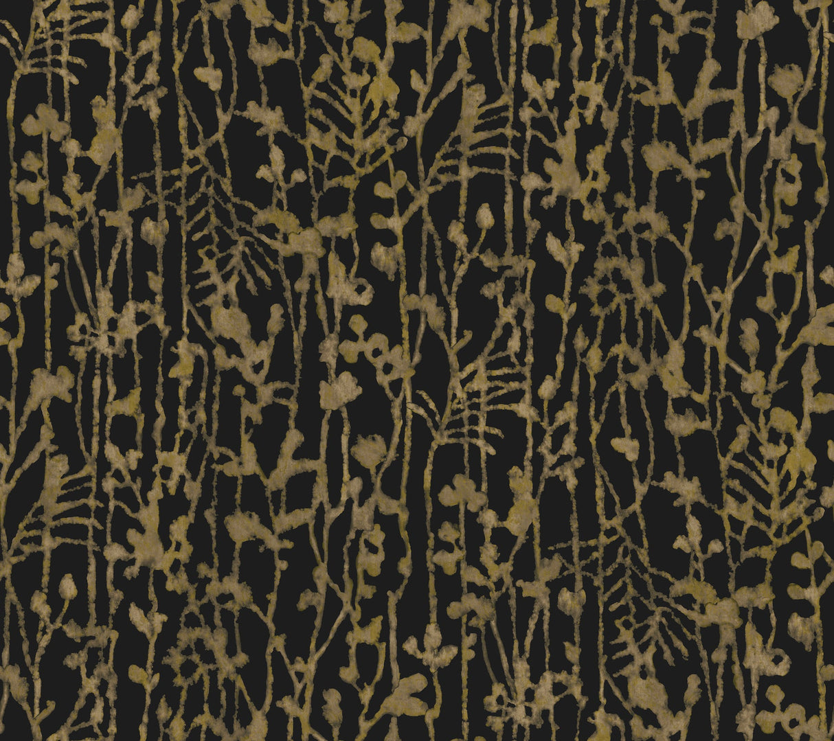 Ronald Redding VR1562 Filigree Black Abstract Wallpaper