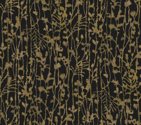 Ronald Redding VR1562 Filigree Black Abstract Wallpaper