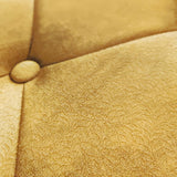 Veer Decor Faux Plush Quilted Diamond Upholstery Gold Wallpa